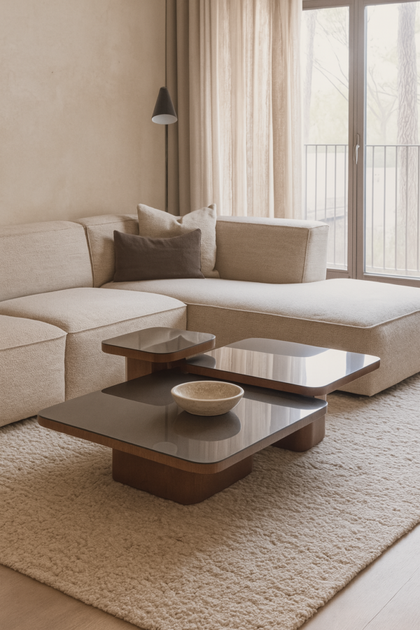 LUXVIA Modern Trio Table - Image 3