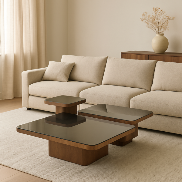 LUXVIA Modern Trio Table